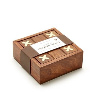 2-in-1 Game Set in Hand-Crafted Storage Box
