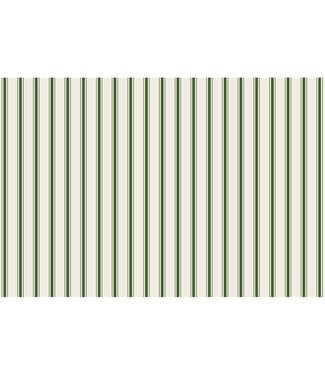 HESTER & COOK Green Ribbon Stripe Placemat