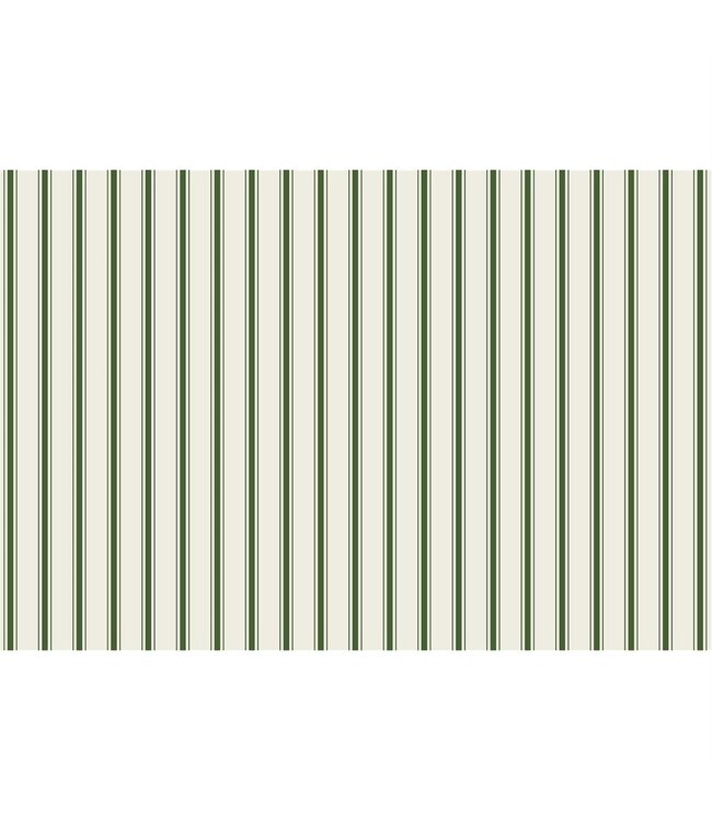 HESTER & COOK Green Ribbon Stripe Placemat
