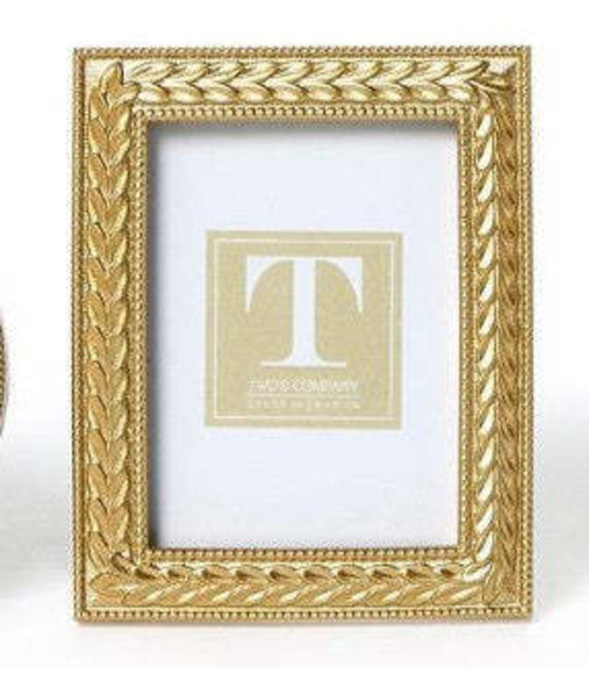 Laurel Wreath Gold Photo Frames - Sold Individually