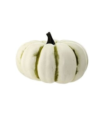 12"LX12"W"X8.5"H LATEX HARVEST VINE CREAM GREEN  PUMPKIN