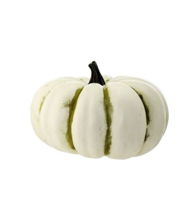 12"LX12"W"X8.5"H LATEX HARVEST VINE CREAM GREEN  PUMPKIN