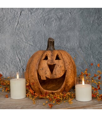 11" Terracotta Big Mouth Pumpkin