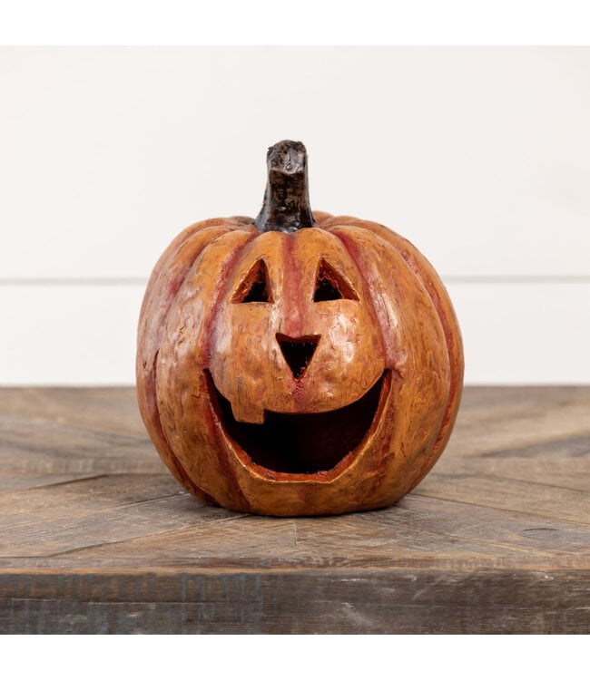 8" Orange Big Mouth Pumpkin