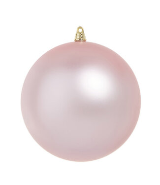 10" Matte Light Pink Ball Ornament