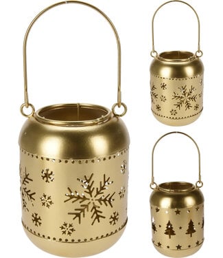 Lantern Gold 12x16cm