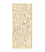 2.5 Inch Web Mesh Metallic Wired Edge Gold Ribbon