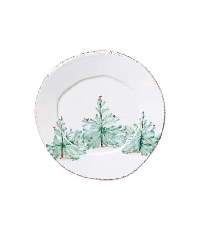 VIETRI Lastra Holiday Salad Plate