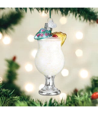 OLD WORLD CHRISTMAS Pina Colada Ornament