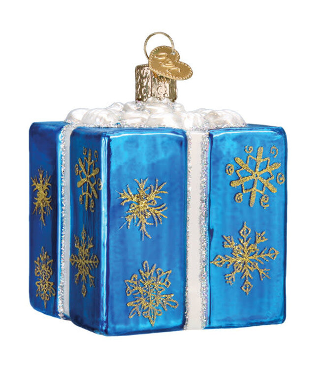 OLD WORLD CHRISTMAS Hanukkah Gift Box Ornament
