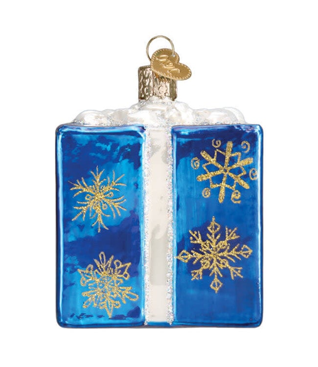 OLD WORLD CHRISTMAS Hanukkah Gift Box Ornament