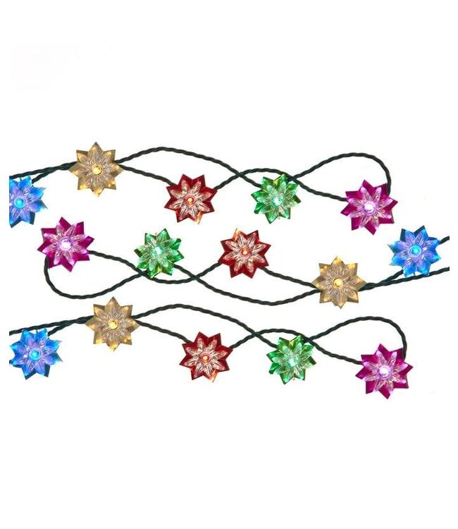 15.7' 20L Multicolor LED Flower Light Set