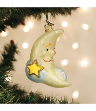 OLD WORLD CHRISTMAS Mister Moon Ornament
