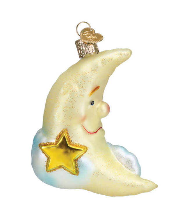 OLD WORLD CHRISTMAS Mister Moon Ornament