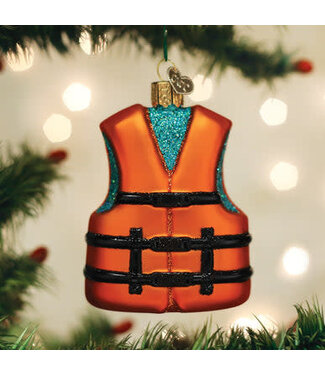 OLD WORLD CHRISTMAS Life Jacket Ornament