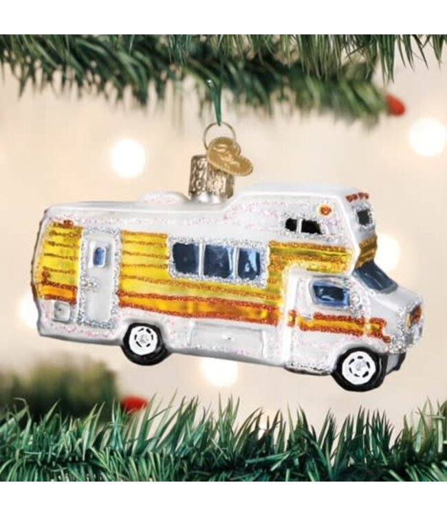OLD WORLD CHRISTMAS Classic Motorhome Ornament