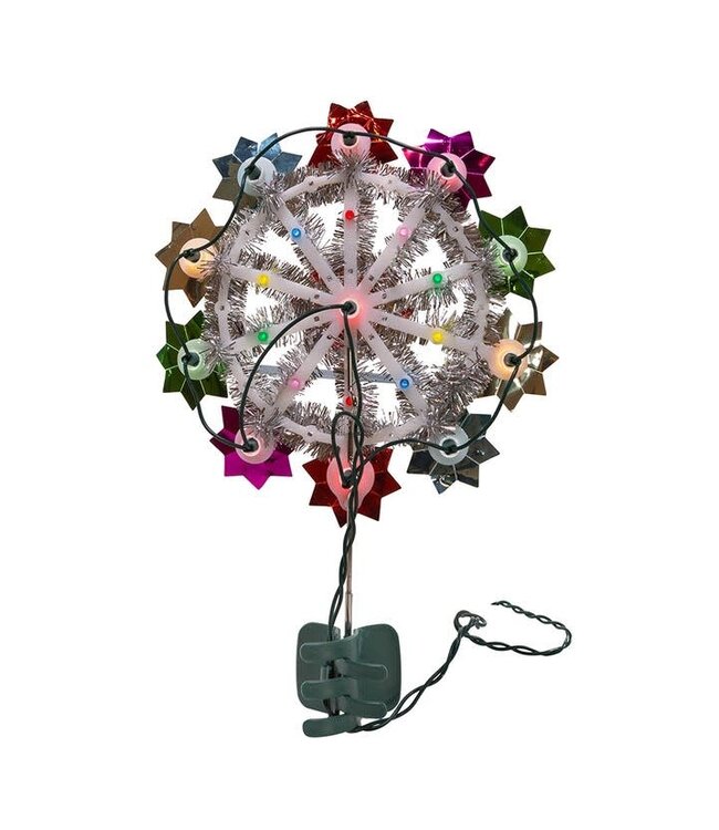 11" UL 11-Light Multicolored Retro Reflector Treetop