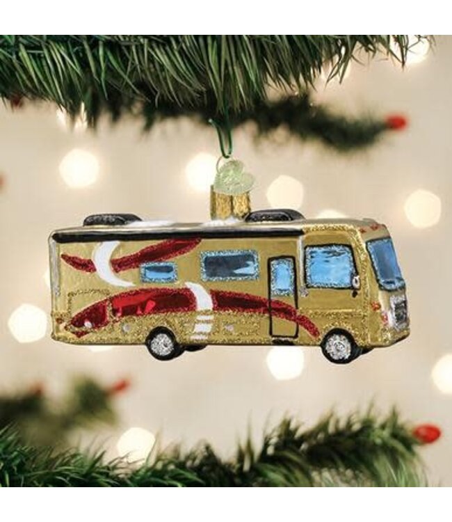 OLD WORLD CHRISTMAS Class A Motorhome Ornament