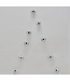 Christmas Ornament Garland Silver