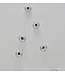 Christmas Ornament Garland Silver