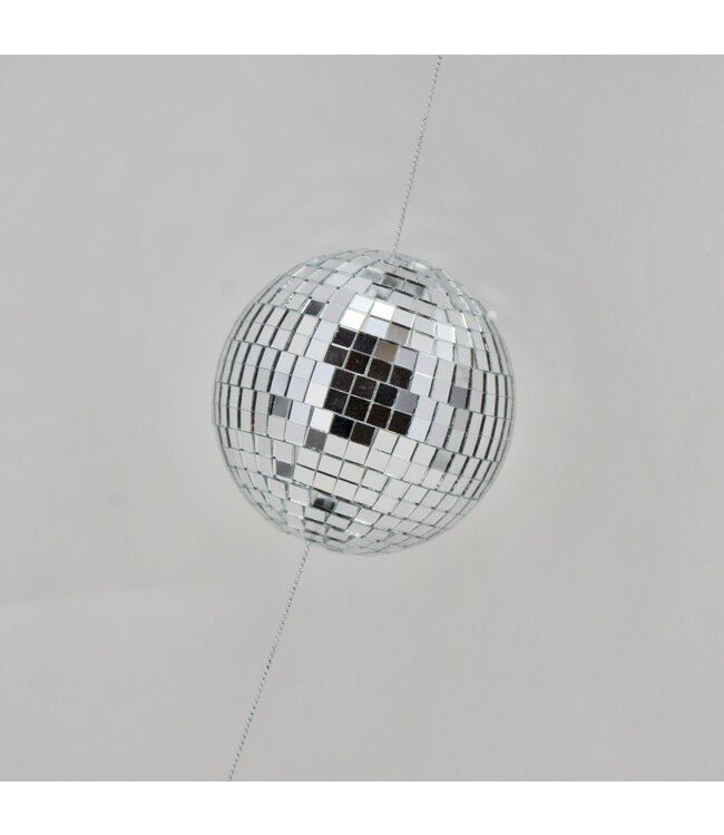 Christmas Ornament Garland Silver