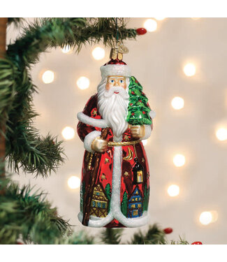 OLD WORLD CHRISTMAS German Santa Ornament