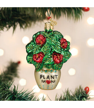 OLD WORLD CHRISTMAS Plant Mom Ornament