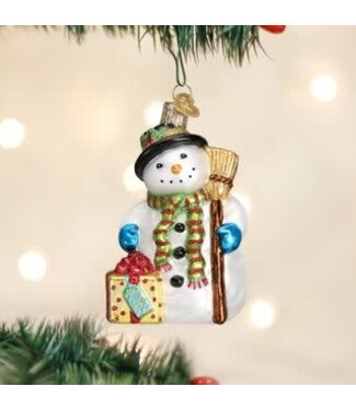 OLD WORLD CHRISTMAS Gleeful Snowman Ornament