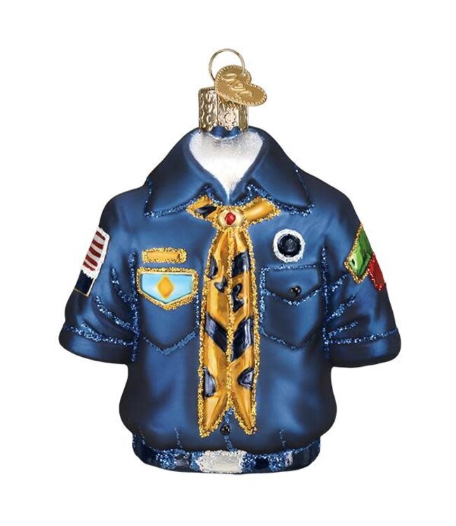 OLD WORLD CHRISTMAS Scout Uniform Ornament