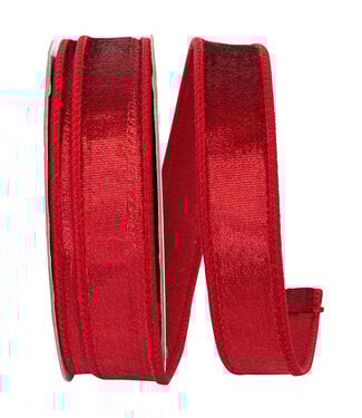 1 Inch Designer Plush Velvet Elite Wired Edge Ribbon
