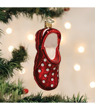 OLD WORLD CHRISTMAS Rubber Clog Ornament
