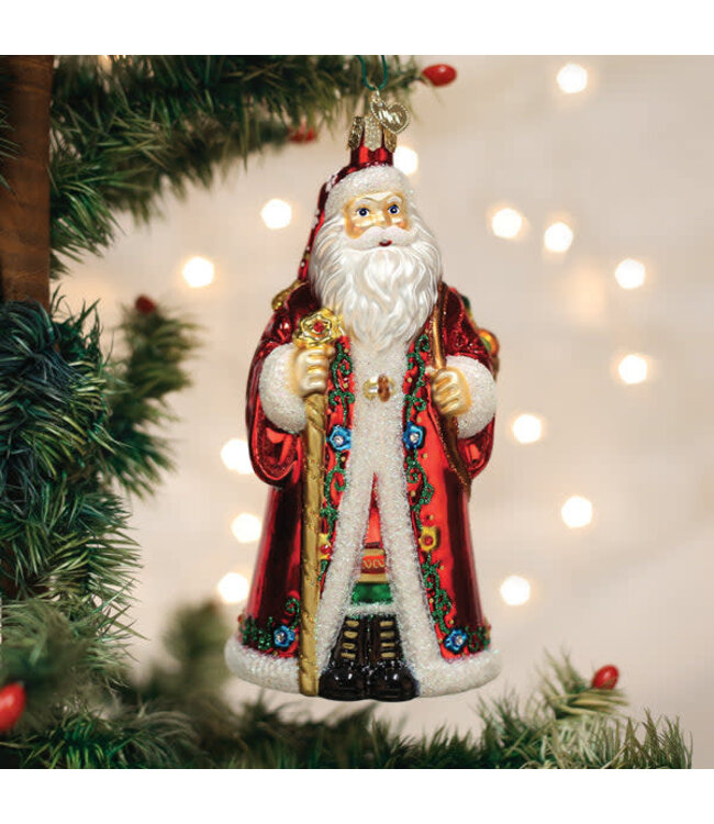 OLD WORLD CHRISTMAS Norwegian Santa Ornament