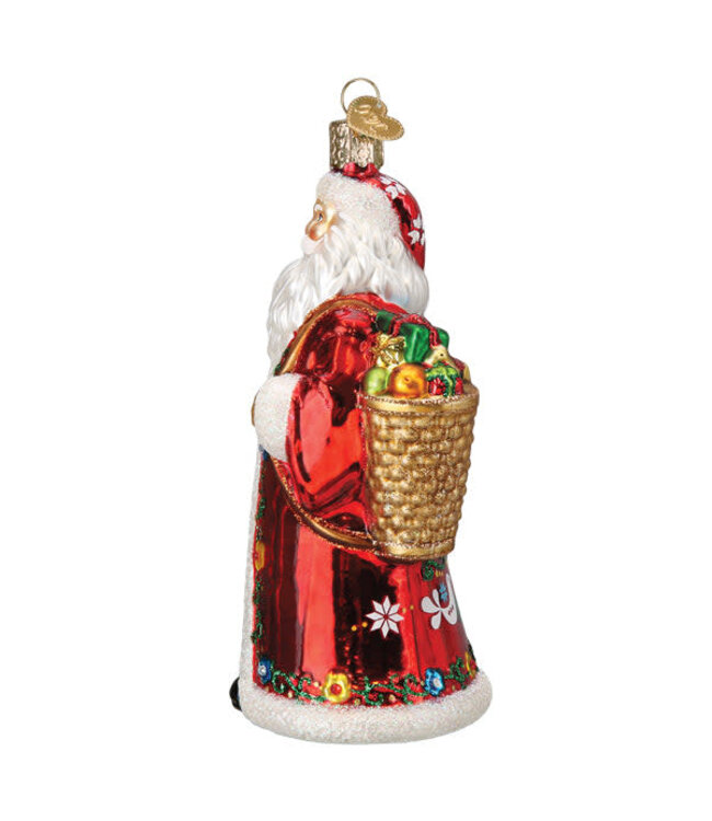 OLD WORLD CHRISTMAS Norwegian Santa Ornament