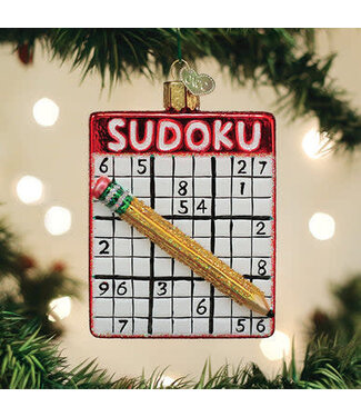OLD WORLD CHRISTMAS Sudoku Ornament