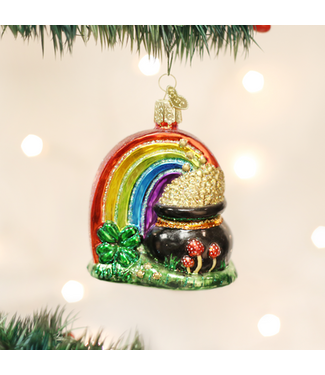 OLD WORLD CHRISTMAS Pot Of Gold Ornament