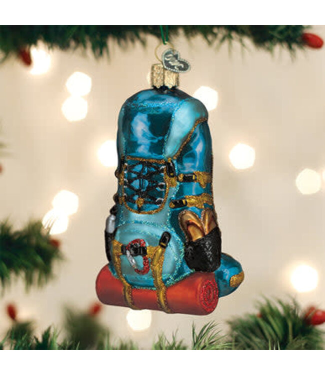 OLD WORLD CHRISTMAS Hiking Backpack Ornament