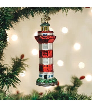 OLD WORLD CHRISTMAS Hilton Head Lighthouse Ornament