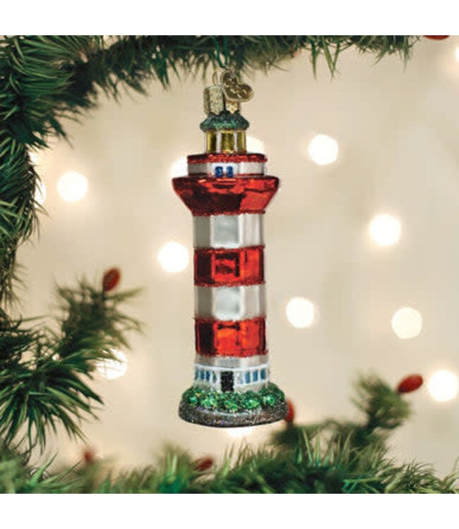 OLD WORLD CHRISTMAS Hilton Head Lighthouse Ornament
