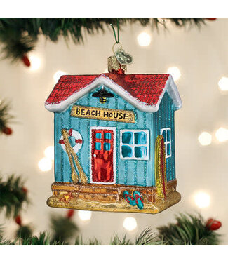 OLD WORLD CHRISTMAS Beach House Ornament