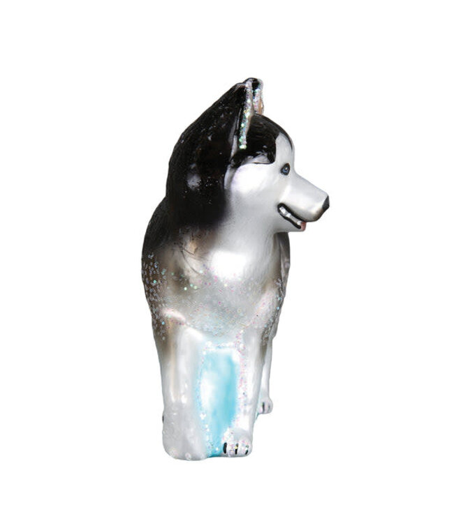 OLD WORLD CHRISTMAS Siberian Husky Ornament