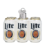 OLD WORLD CHRISTMAS Miller Light Six Pack Ornament