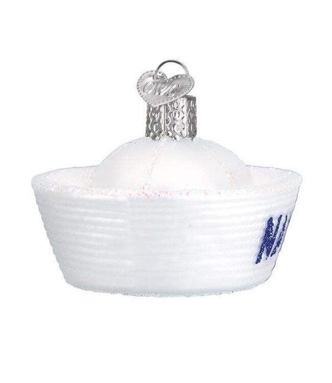 OLD WORLD CHRISTMAS Navy Cap Ornament