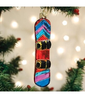 OLD WORLD CHRISTMAS Snowboard Ornament
