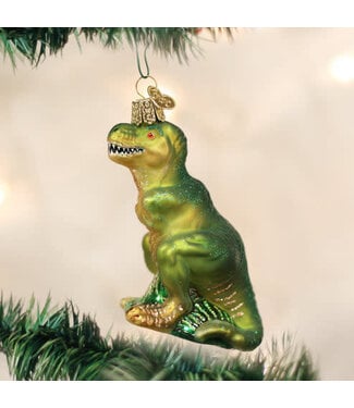 OLD WORLD CHRISTMAS T-rex Ornament