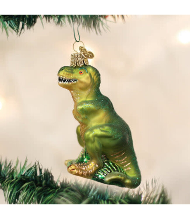 OLD WORLD CHRISTMAS T-rex Ornament