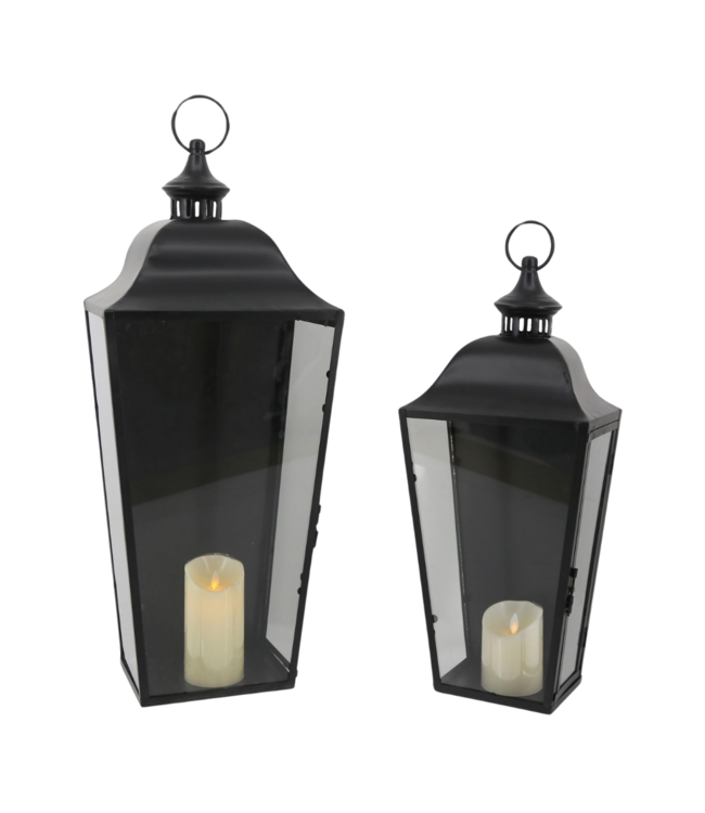 LED Metal Oversized Wall Lanterns