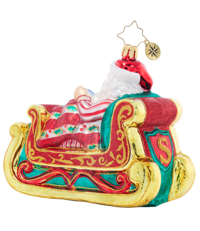CHRISTOPHER RADKO Santa Sleigh-Time Snooze