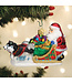 OLD WORLD CHRISTMAS Santa's Dog Sled Ornament