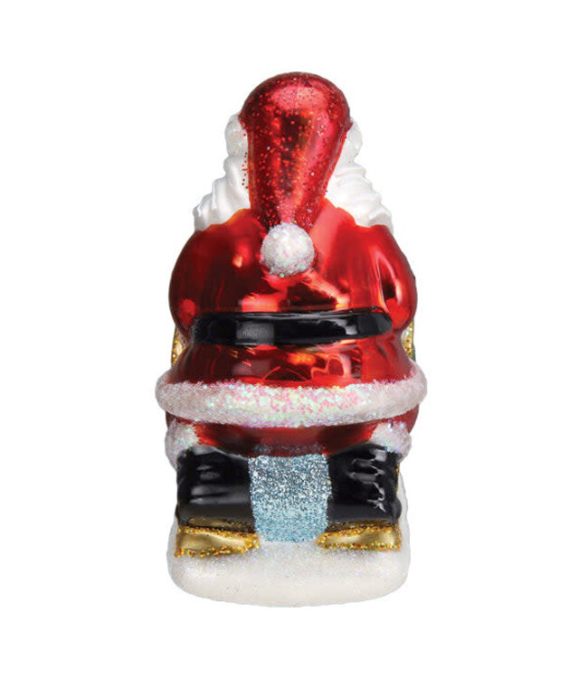 OLD WORLD CHRISTMAS Santa's Dog Sled Ornament