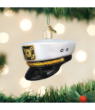 OLD WORLD CHRISTMAS Captain's Cap Ornament